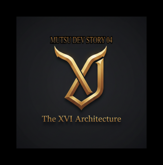 FX自動売買基盤『The XVI Architecture』と陸奥（Mutsu）の開発秘話を象徴するコンセプトイメージ
